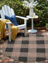 Patio Plaid Collection Area Rug - Veranda