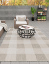 Patio Plaid Collection Area Rug - Veranda Rectangle Gray  lifestyle 4