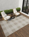 Patio Plaid Collection Area Rug - Veranda Rectangle Gray  lifestyle 7