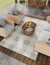 Patio Plaid Collection Area Rug - Veranda Rectangle Gray  lifestyle 9