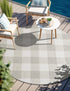 Patio Plaid Collection Area Rug - Veranda