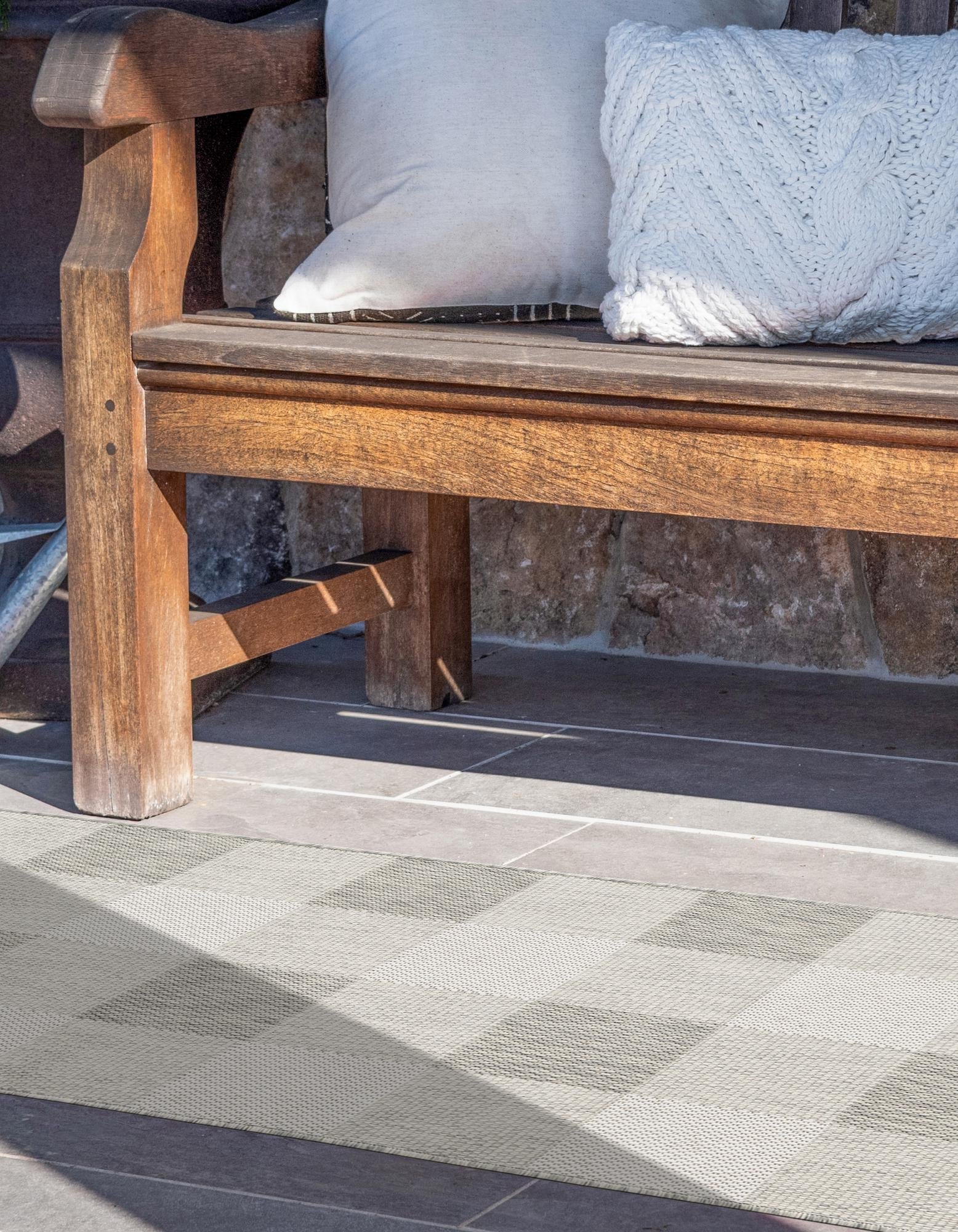 Patio Plaid Collection Area Rug - Veranda