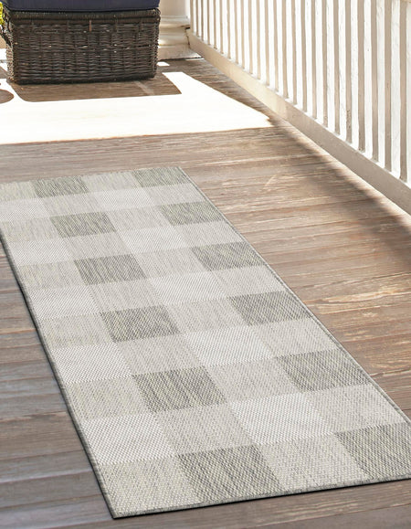 Patio Plaid Collection Area Rug - Veranda