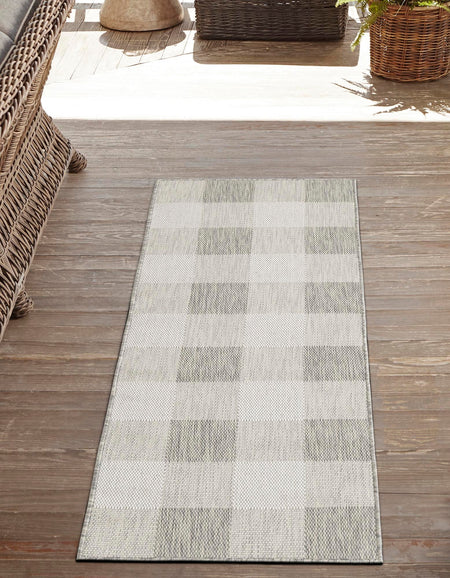 Patio Plaid Collection Area Rug - Veranda