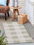 Patio Plaid Collection Area Rug - Veranda