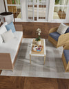 Patio Plaid Collection Area Rug - Veranda Square Gray  lifestyle 190