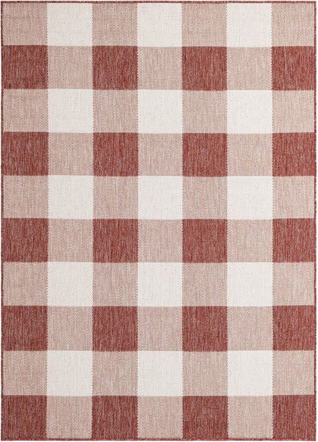 Patio Plaid Collection Area Rug - Veranda