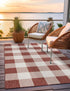 Patio Plaid Collection Area Rug - Veranda