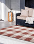 Patio Plaid Collection Area Rug - Veranda