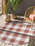 Patio Plaid Collection Area Rug - Veranda