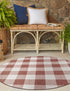 Patio Plaid Collection Area Rug - Veranda