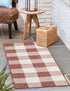 Patio Plaid Collection Area Rug - Veranda