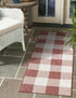 Patio Plaid Collection Area Rug - Veranda