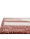 Patio Plaid Collection Area Rug - Veranda Square Red  lifestyle 13