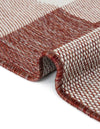 Patio Plaid Collection Area Rug - Veranda Square Red  lifestyle 16