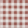 Patio Plaid Collection Area Rug - Veranda Square Red Main