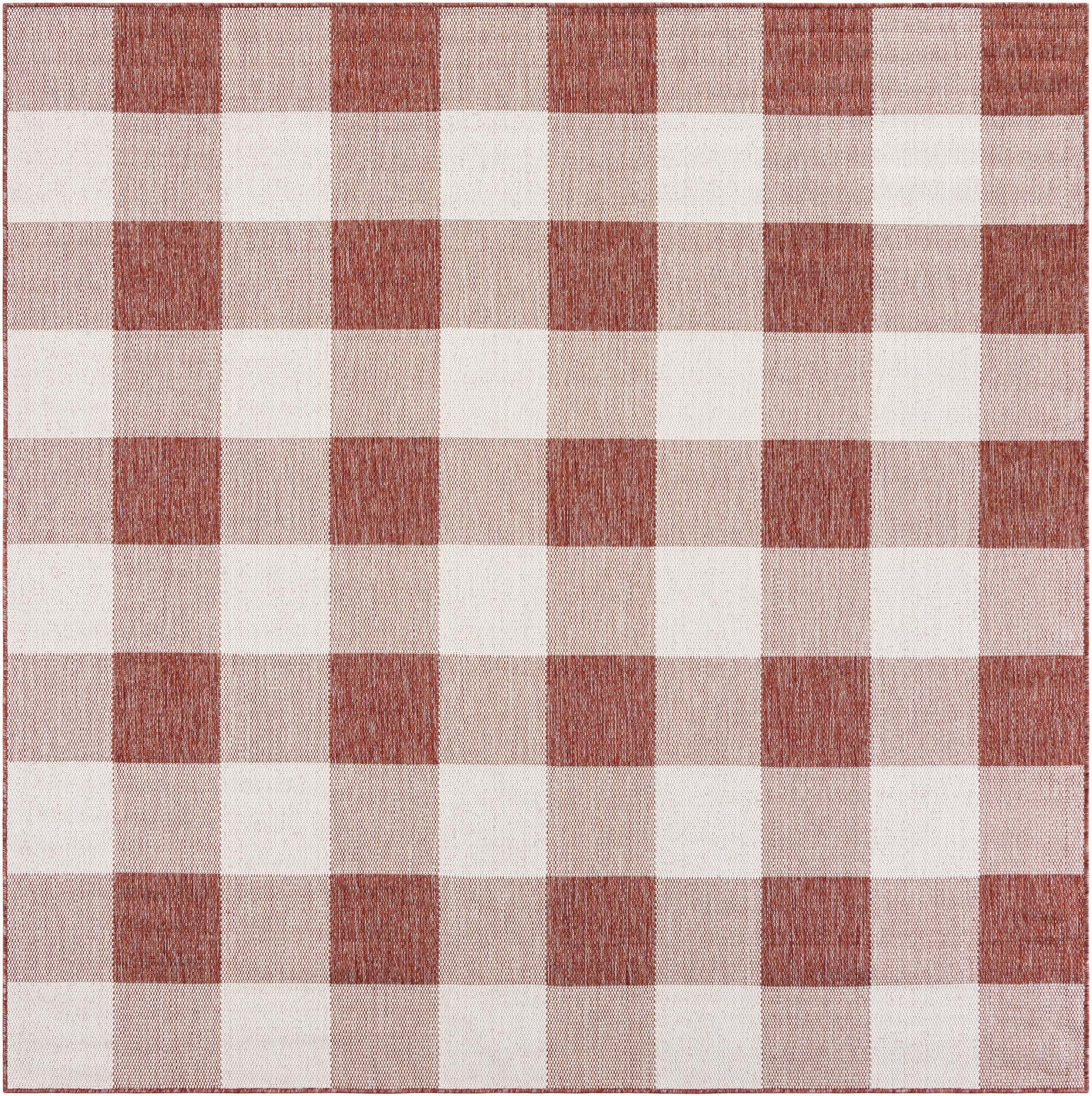 Patio Plaid Collection Area Rug - Veranda