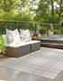 Patio Plaid Collection Area Rug -  Terrace