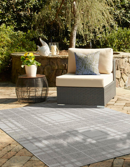 Patio Plaid Collection Area Rug -  Terrace