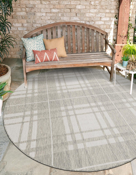 Patio Plaid Collection Area Rug -  Terrace