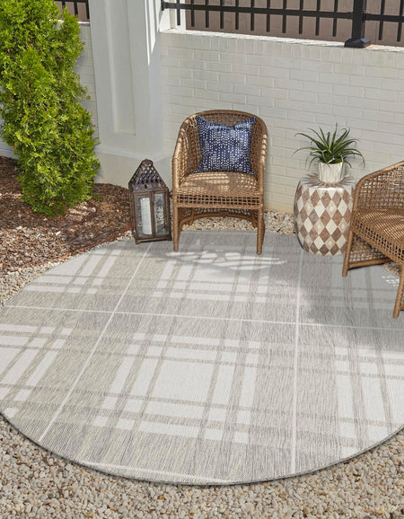 Patio Plaid Collection Area Rug -  Terrace