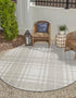 Patio Plaid Collection Area Rug -  Terrace