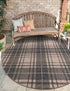 Patio Plaid Collection Area Rug -  Terrace