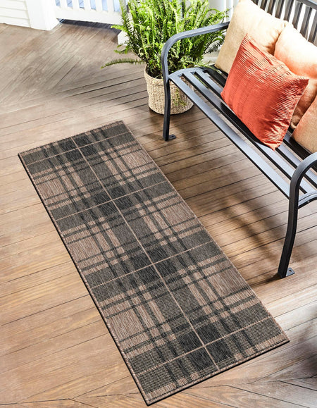 Patio Plaid Collection Area Rug -  Terrace