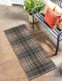 Patio Plaid Collection Area Rug -  Terrace