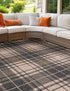 Patio Plaid Collection Area Rug -  Terrace