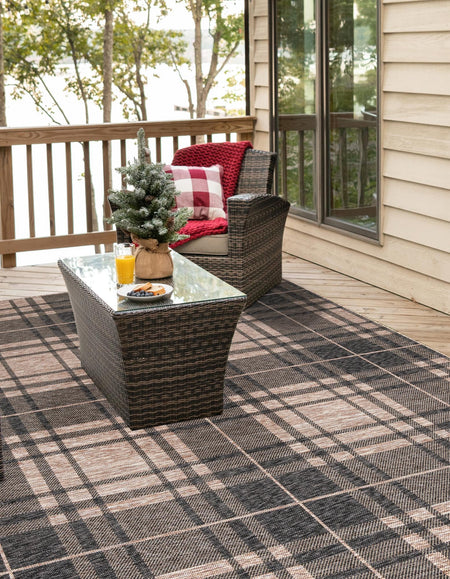 Patio Plaid Collection Area Rug -  Terrace