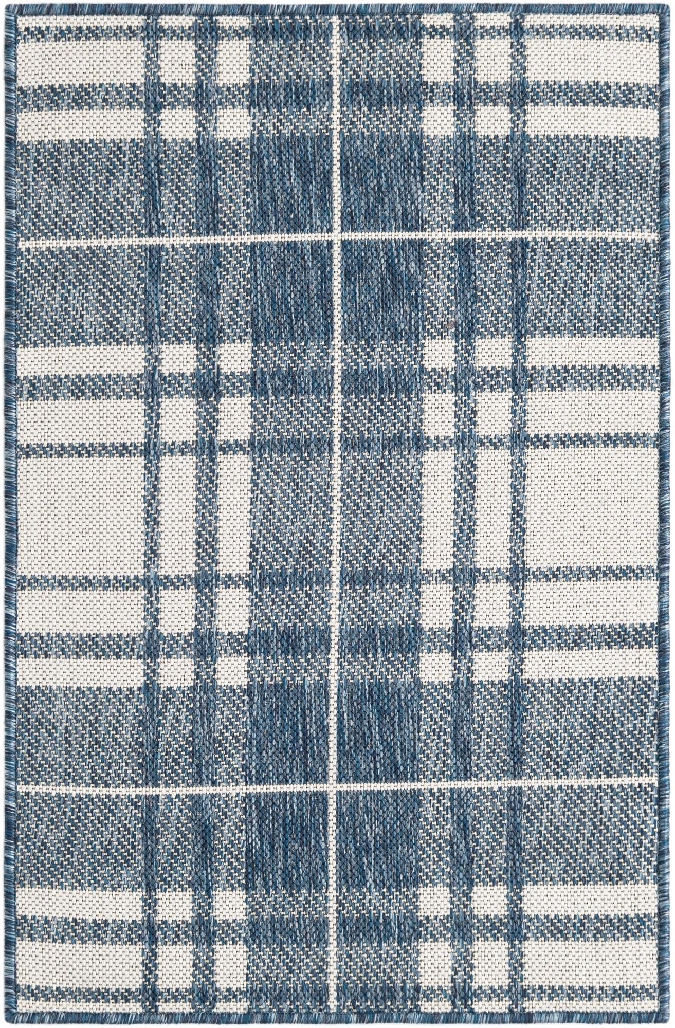 Patio Plaid Collection Area Rug -  Terrace