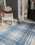 Patio Plaid Collection Area Rug -  Terrace