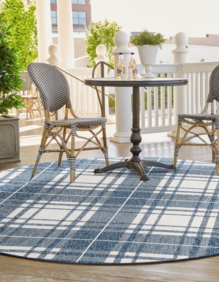 Patio Plaid Collection Area Rug -  Terrace