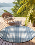 Patio Plaid Collection Area Rug -  Terrace