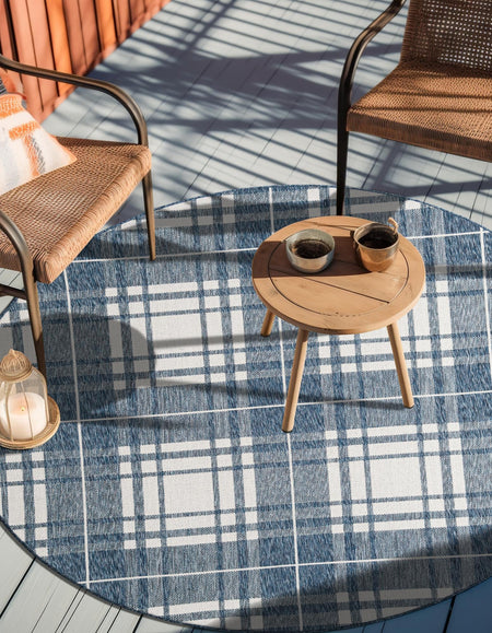 Patio Plaid Collection Area Rug -  Terrace