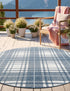 Patio Plaid Collection Area Rug -  Terrace