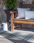 Patio Plaid Collection Area Rug -  Terrace