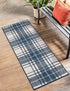 Patio Plaid Collection Area Rug -  Terrace