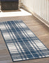 Patio Plaid Collection Area Rug -  Terrace