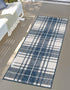 Patio Plaid Collection Area Rug -  Terrace