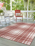 Patio Plaid Collection Area Rug -  Terrace