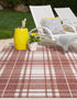 Patio Plaid Collection Area Rug -  Terrace