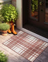 Patio Plaid Collection Area Rug -  Terrace