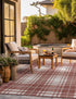 Patio Plaid Collection Area Rug -  Terrace