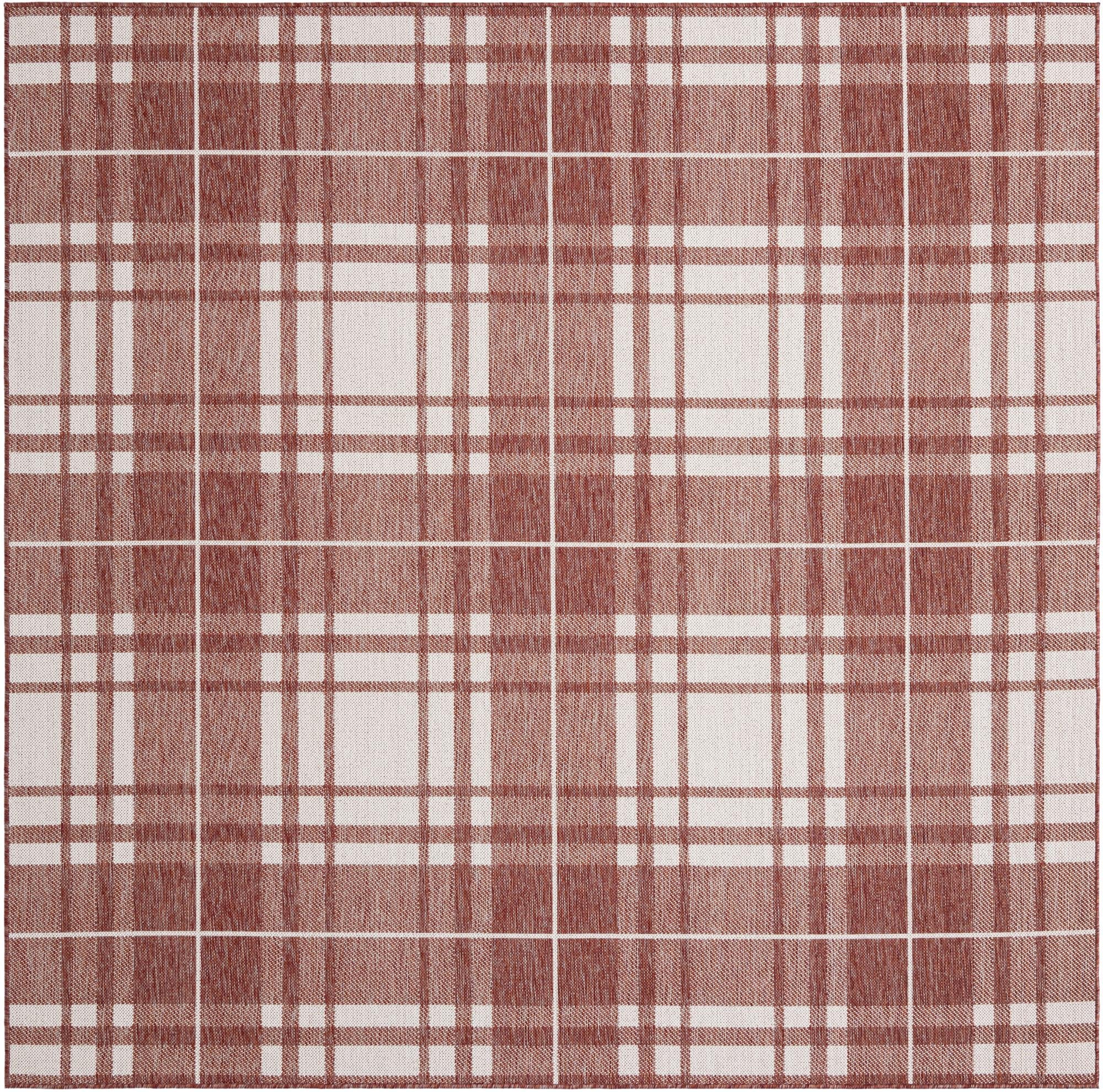 Patio Plaid Collection Area Rug -  Terrace