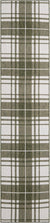 Patio Plaid Collection Area Rug -  Terrace Runner Green Main