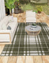 Patio Plaid Collection Area Rug -  Terrace