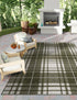 Patio Plaid Collection Area Rug -  Terrace