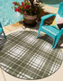 Patio Plaid Collection Area Rug -  Terrace